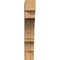 Ekena Millwork Balboa Block Rough Sawn Bracket, Western Red Cedar, 6"W x 32"D x 36"H BKT06X32X36BOA05RWR - alternate 3